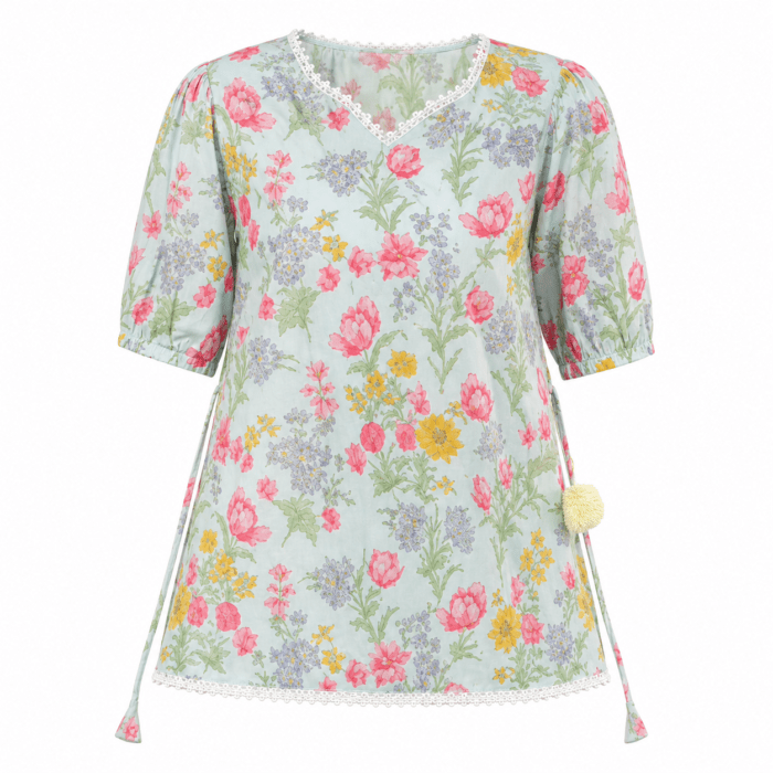 Haifa Floral Only Tops W3 – product view