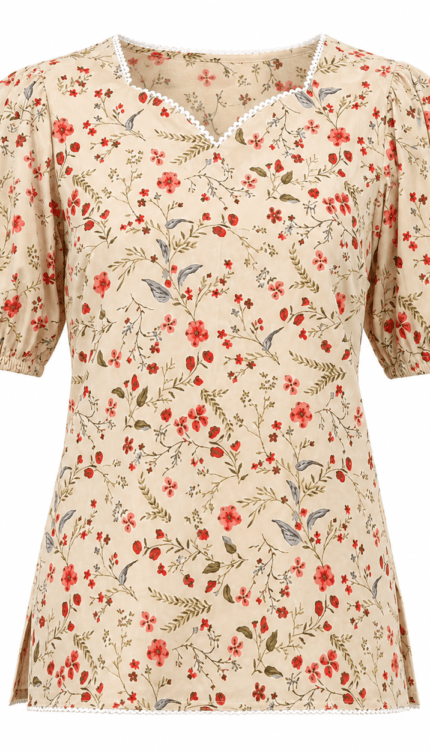 Urban Floral Only Top W12 – product view