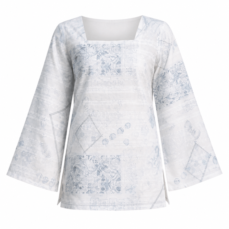 Fiahha Floral Only Top women kurti – front view