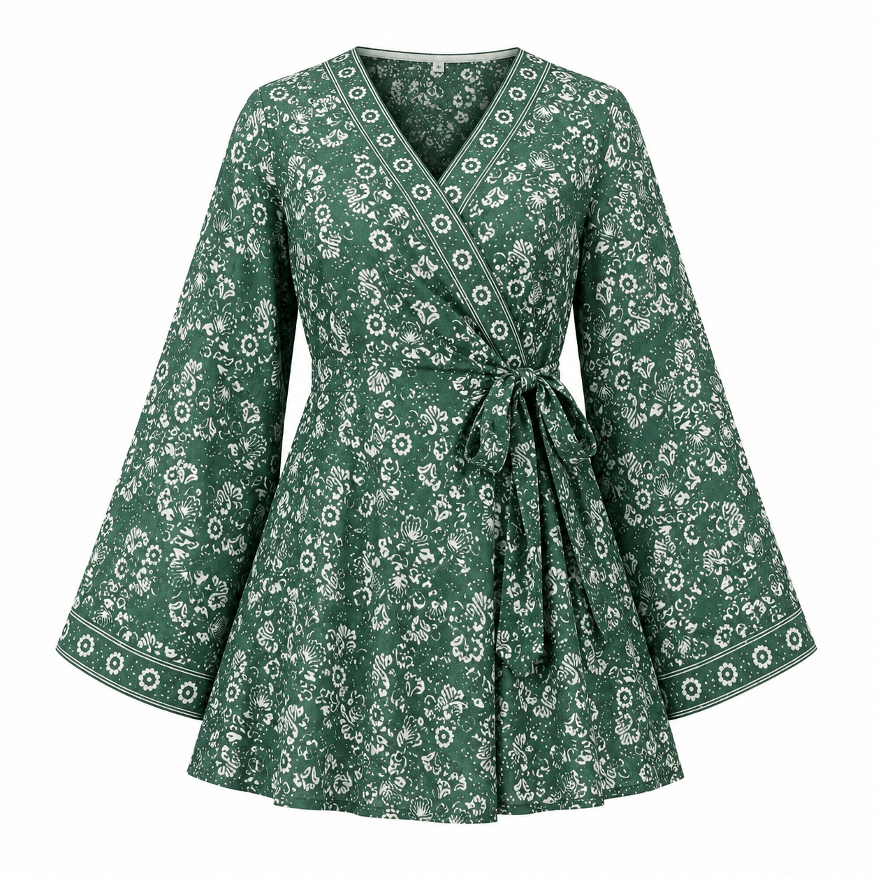 596e5aa7-1fbf-41d8-8342-31a86049d280 Ema Floral Only Top women kurti – front view