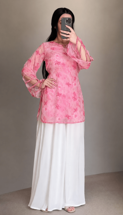 Jelly Fish R red women kurti – product view 2